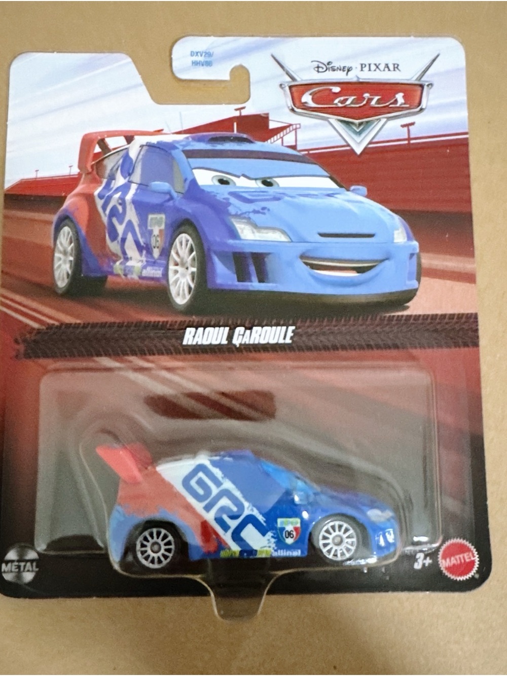 Disney Pixar Cars Raoul Caroule GRC Global Racers Cup Diecast Car Mattel New